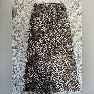 American Eagle cheetah print pants